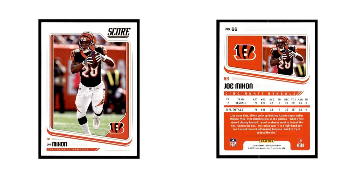Joe Mixon 2018 Score #66 Football Cards Football Card NM