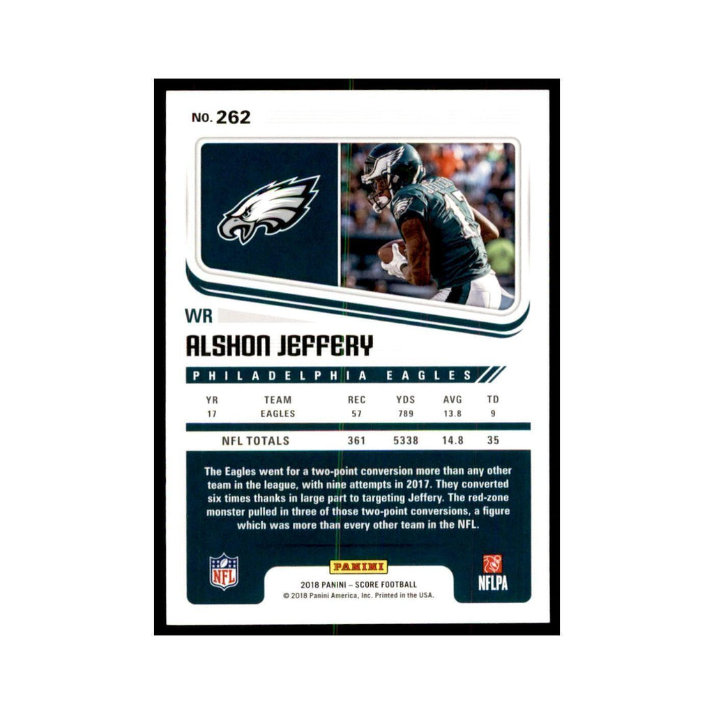Alshon Jeffery 2018 Score #262 Football Cards Football Card NM