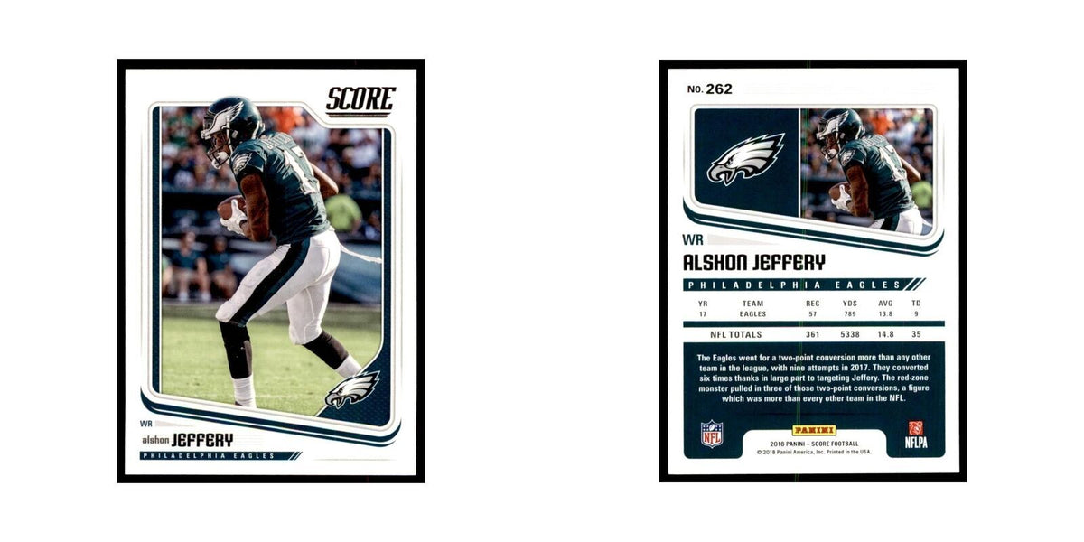 Alshon Jeffery 2018 Score #262 Football Cards Football Card NM