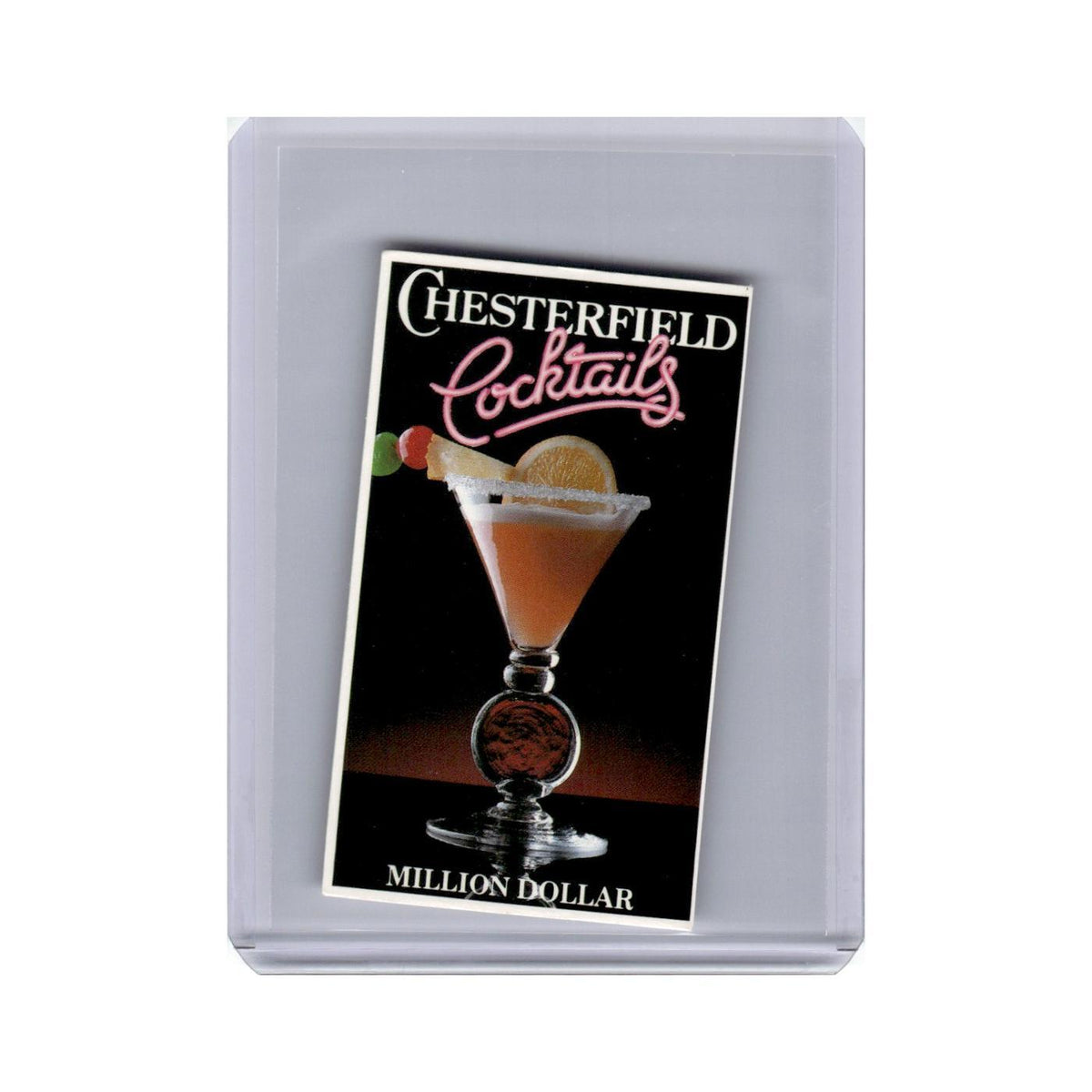 Million Dollar 1980 Chesterfield Cocktails #nan Baseball Card VG