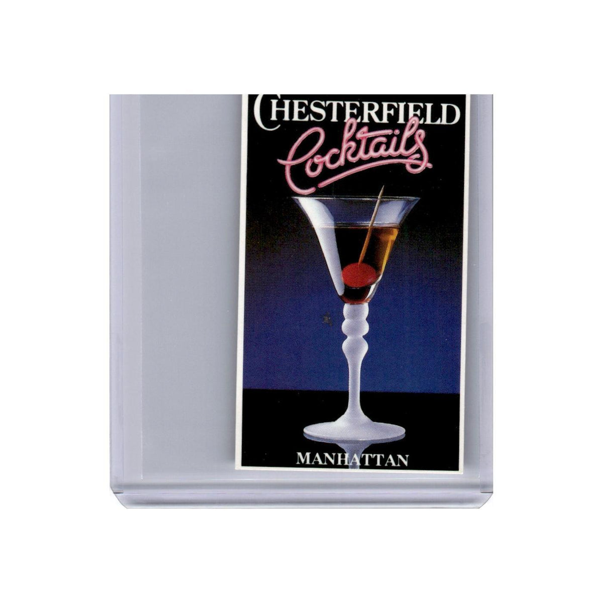 Manhattan 1980 Chesterfield Cocktails #nan Baseball Card VG