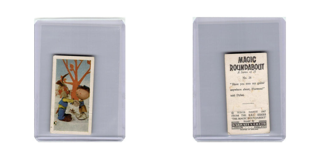 Magic Roundabout 1968 Barratt Co #26.0 Baseball Card Poor
