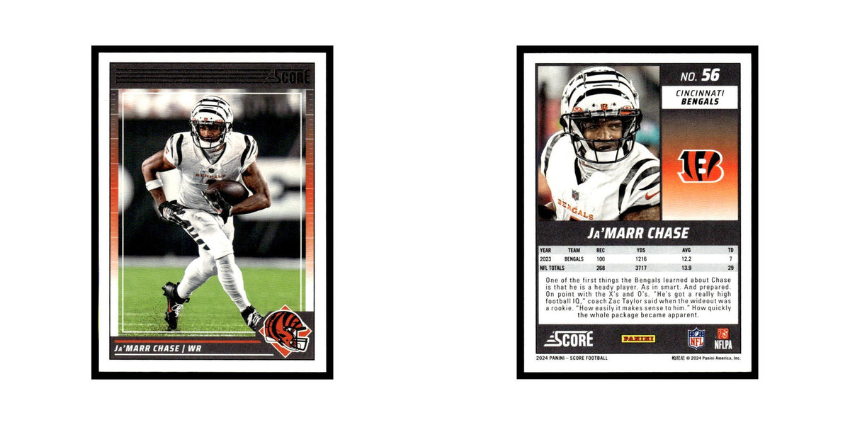 Ja'Marr Chase 2024 Score #56 Cincinnati Bengals Football Card NM