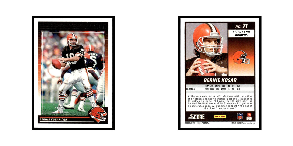 Bernie Kosar 2024 Score #71 Cleveland Browns Football Card NM