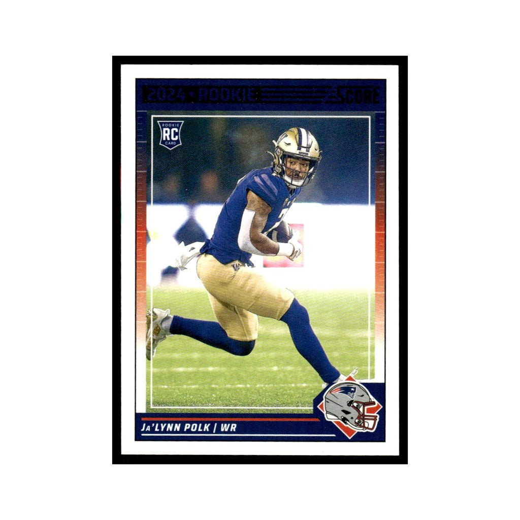 Ja'Lynn Polk Rookie 2024 Score #356 New England Patriots Football Card NM