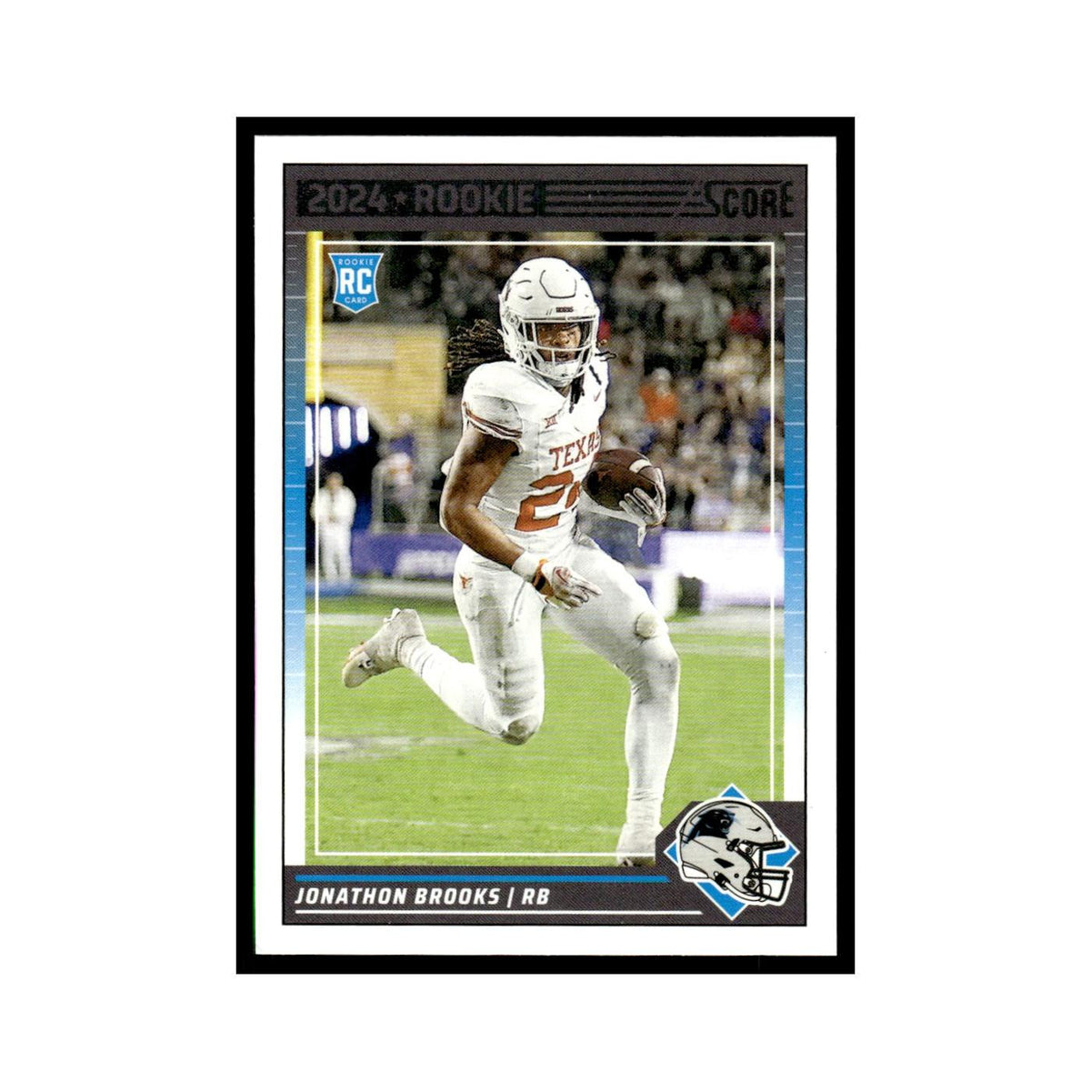 Jonathon Brooks Rookie 2024 Score #365 Carolina Panthers Football Card NM