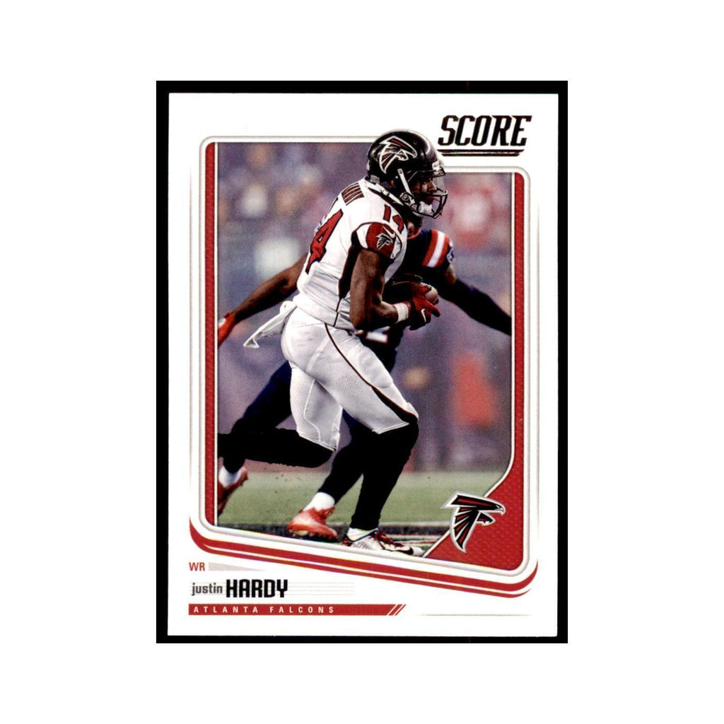 Justin Hardy 2018 Score #22 Baseball Cards Football Card NM
