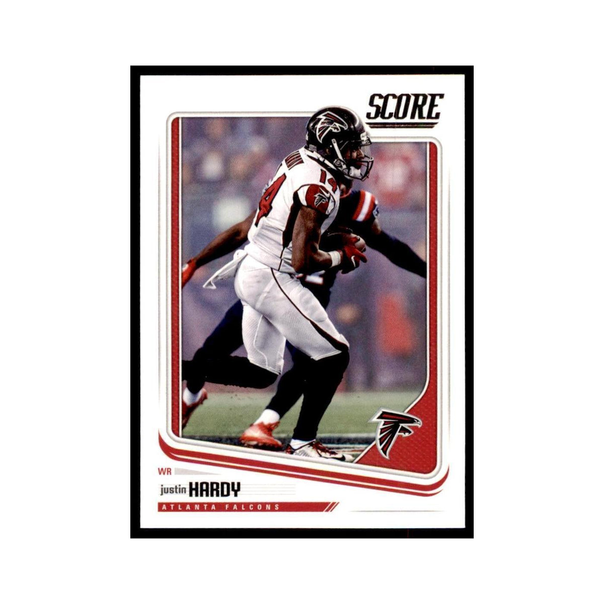 Justin Hardy 2018 Score #22 Baseball Cards Football Card NM