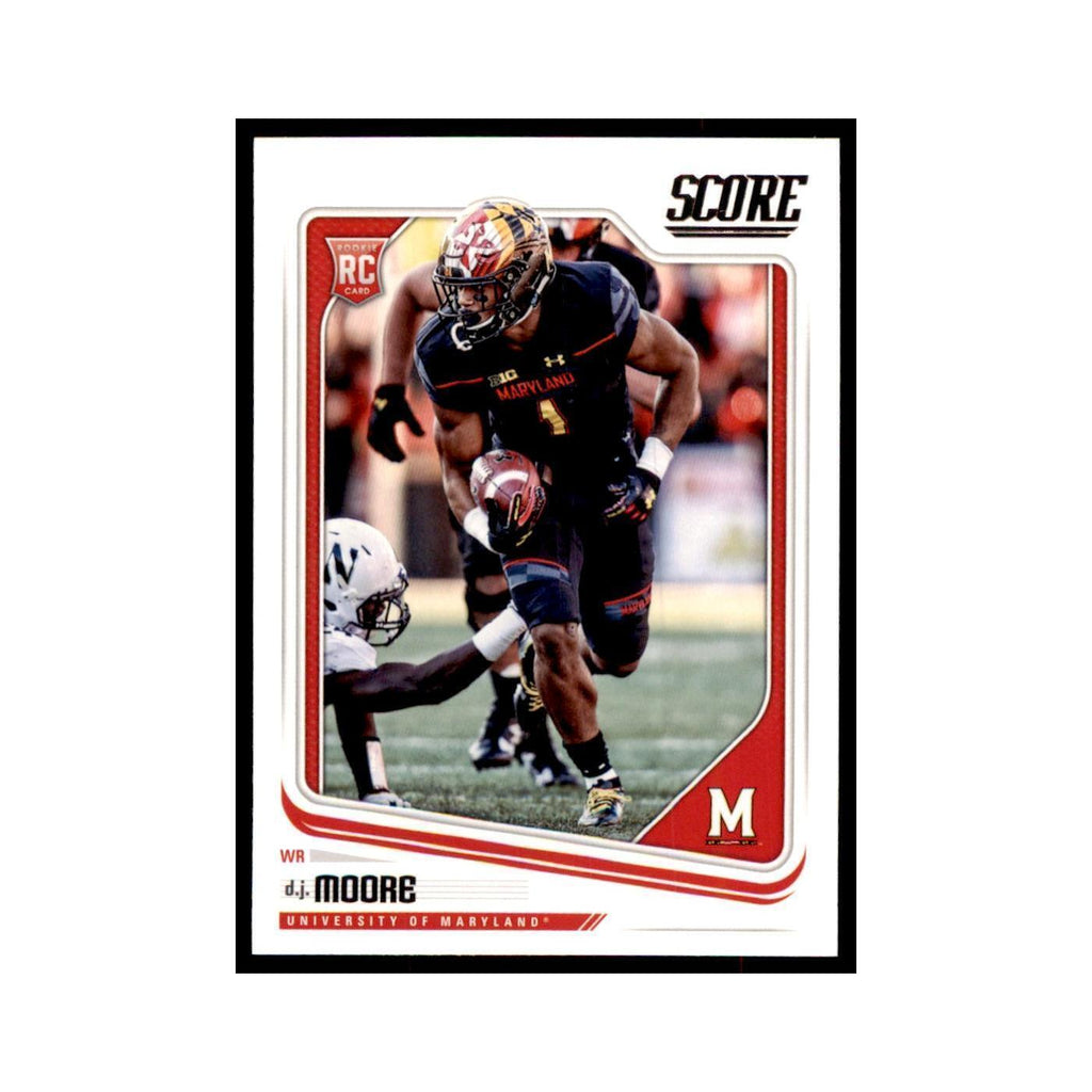 D.J. Moore Rookie 2018 Score #384 Baseball Cards Football Card NM