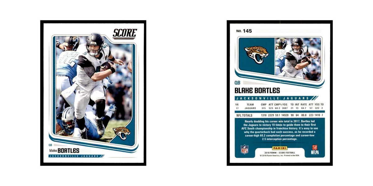 Blake Bortles 2018 Score #145 Baseball Cards Football Card NM
