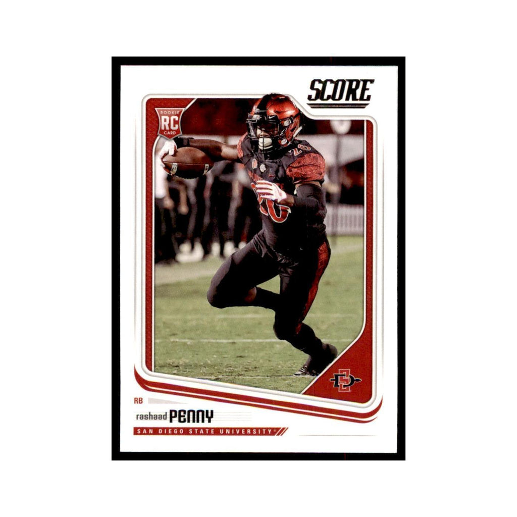 Rashaad Penny Rookie 2018 Score #374 Baseball Cards Football Card NM