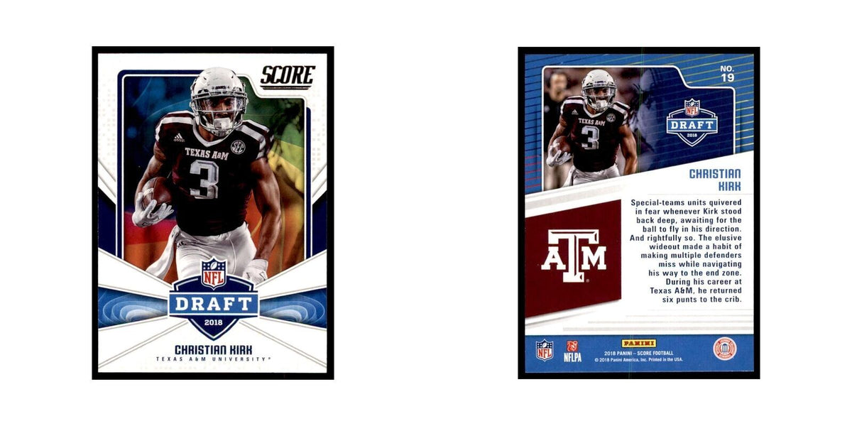 Christian Kirk 2018 Score #19 Baseball Cards Football Card NM