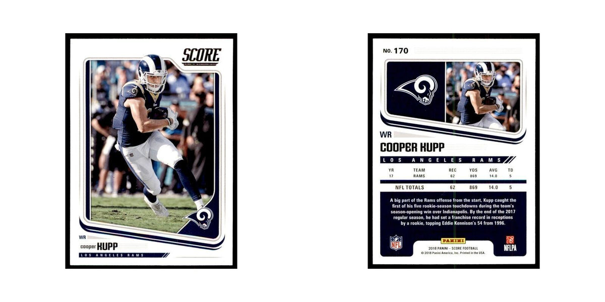 Cooper Kupp 2018 Score #170 Baseball Cards Football Card NM