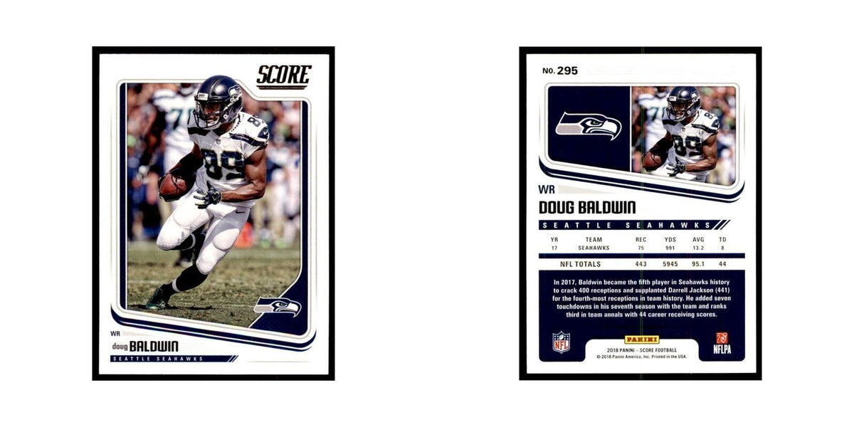 Doug Baldwin 2018 Score #295 Baseball Cards Football Card NM