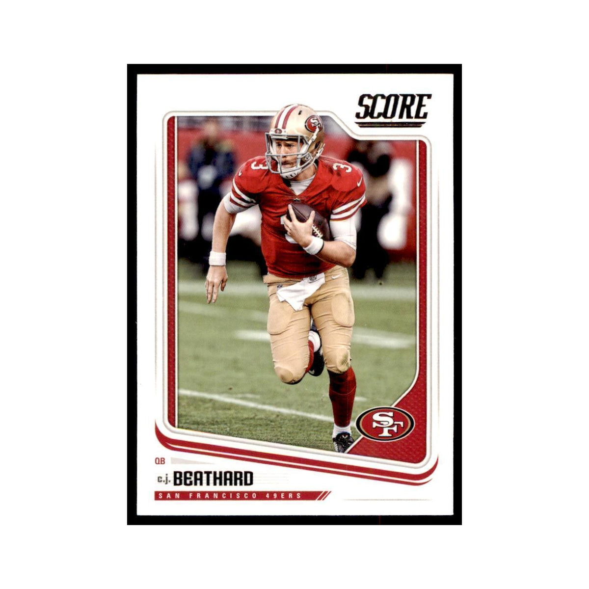 C.J. Beathard 2018 Score #280 Baseball Cards Football Card NM