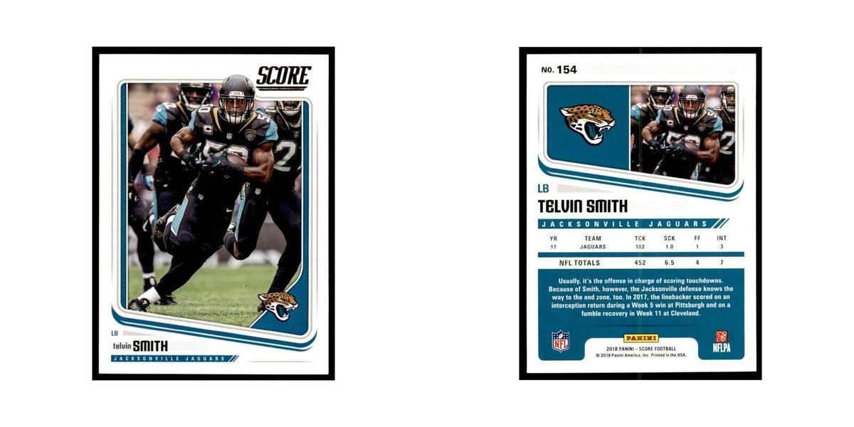 Telvin Smith 2018 Score #154 Baseball Cards Football Card NM