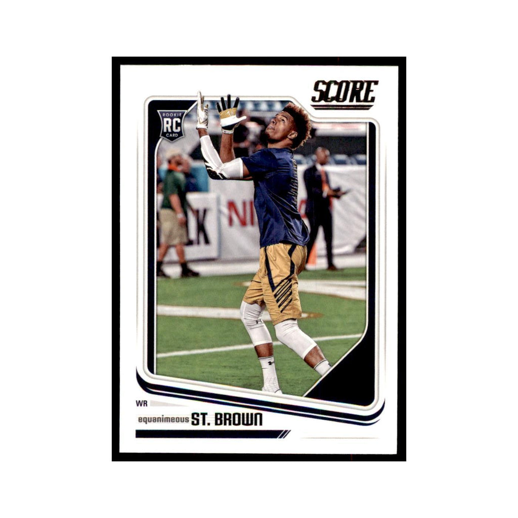 Equanimeous St. Brown Rookie 2018 Score #398 Baseball Cards Football Card NM