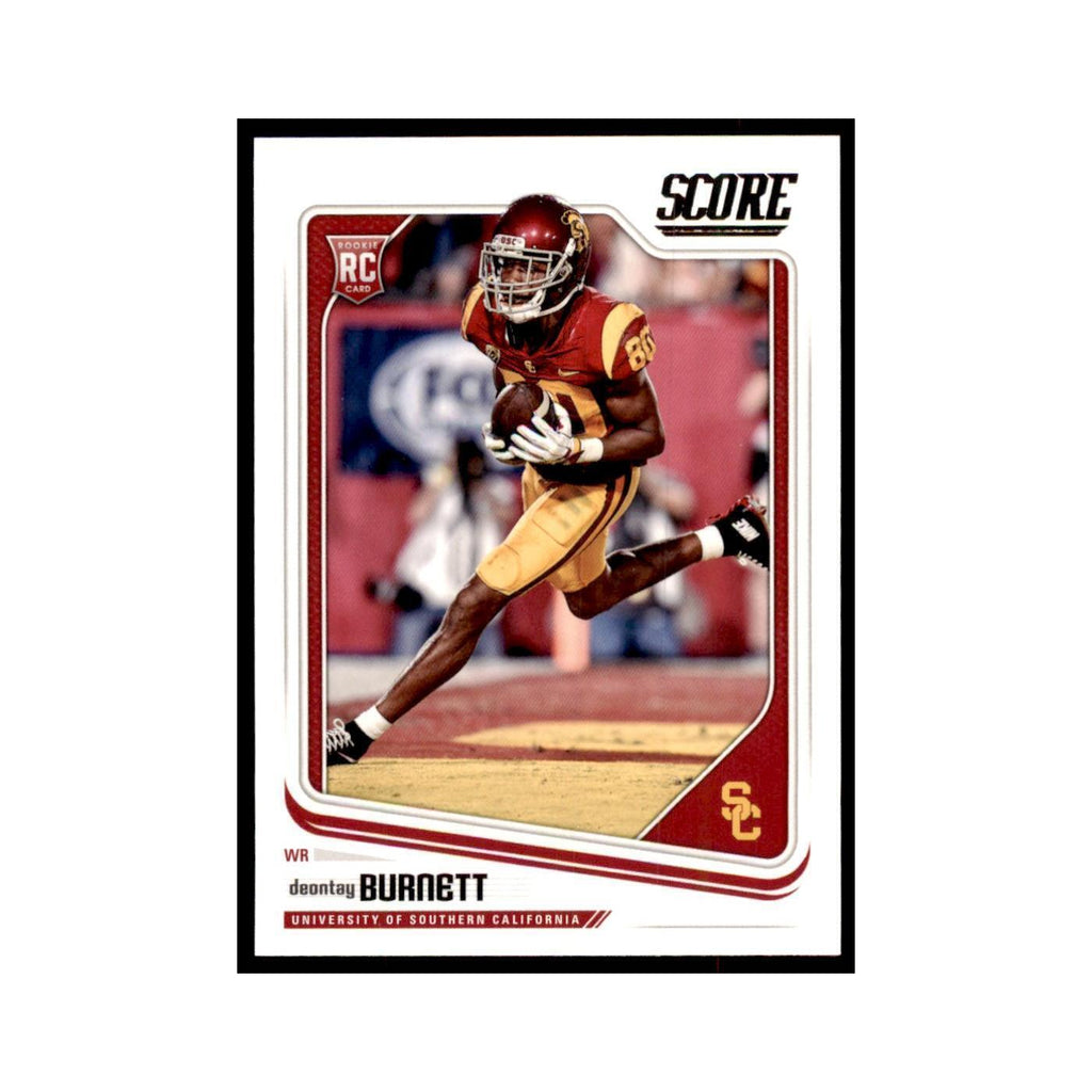 Deontay Burnett Rookie 2018 Score #386 Baseball Cards Football Card NM