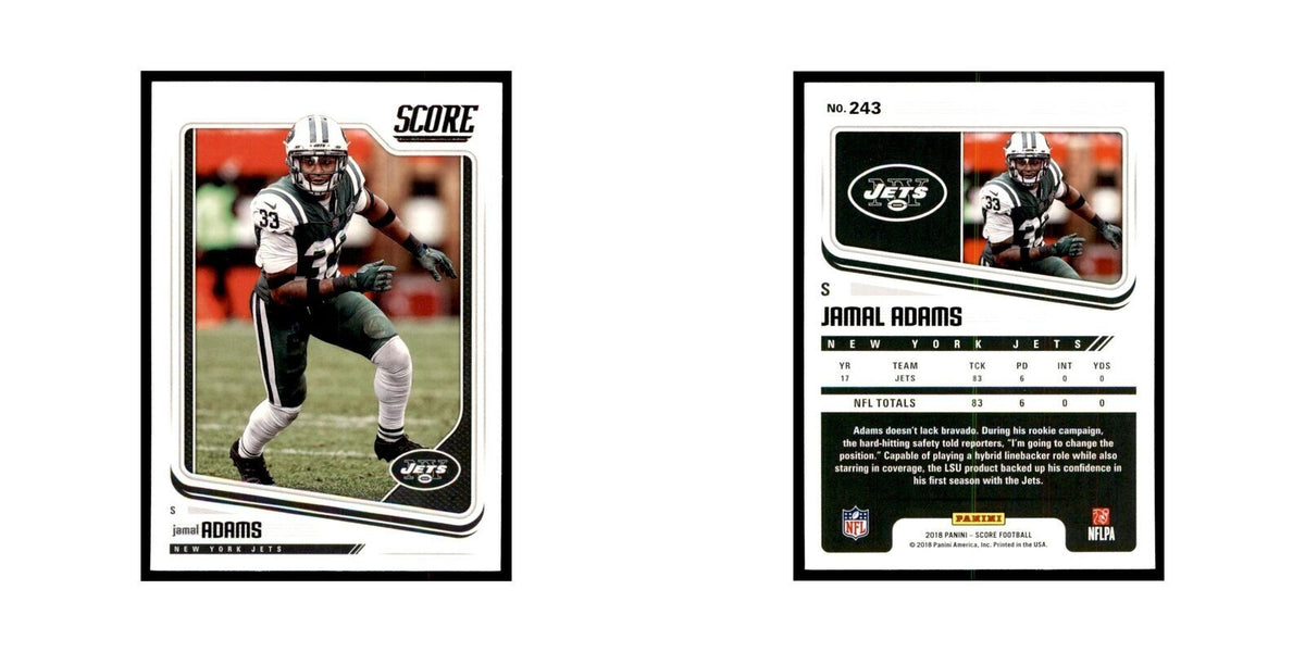 Jamal Adams 2018 Score #243 Baseball Cards Football Card NM