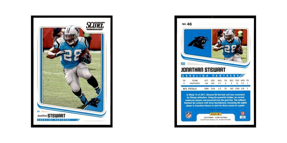 Jonathan Stewart 2018 Score #46 Baseball Cards Football Card NM