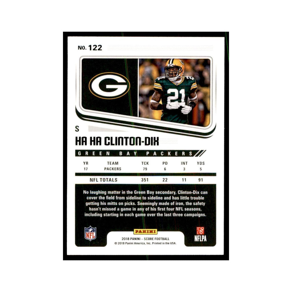 Ha Ha Clinton-Dix 2018 Score #122 Baseball Cards Football Card NM