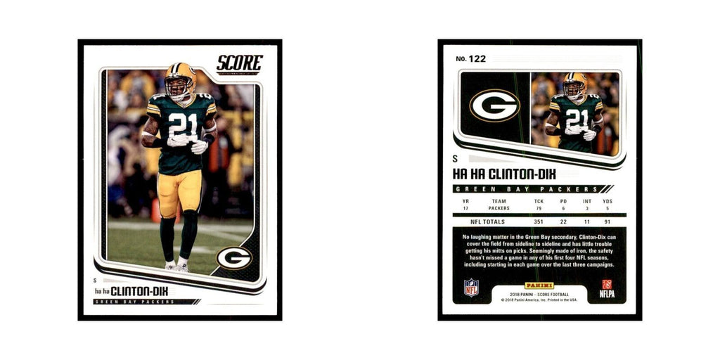 Ha Ha Clinton-Dix 2018 Score #122 Baseball Cards Football Card NM