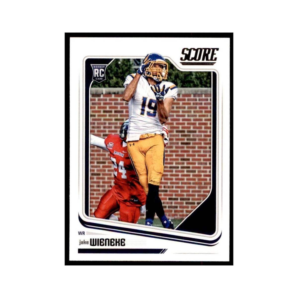 Jake Wieneke Rookie 2018 Score #413 Baseball Cards Football Card NM