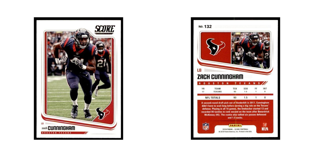 Zach Cunningham 2018 Score #132 Baseball Cards Football Card NM