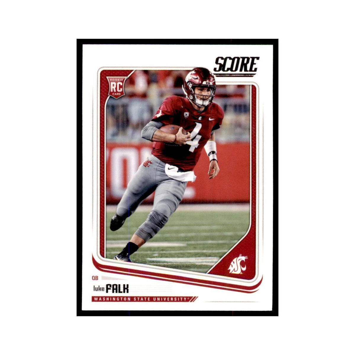 Luke Falk Rookie 2018 Score #355 Baseball Cards Football Card NM