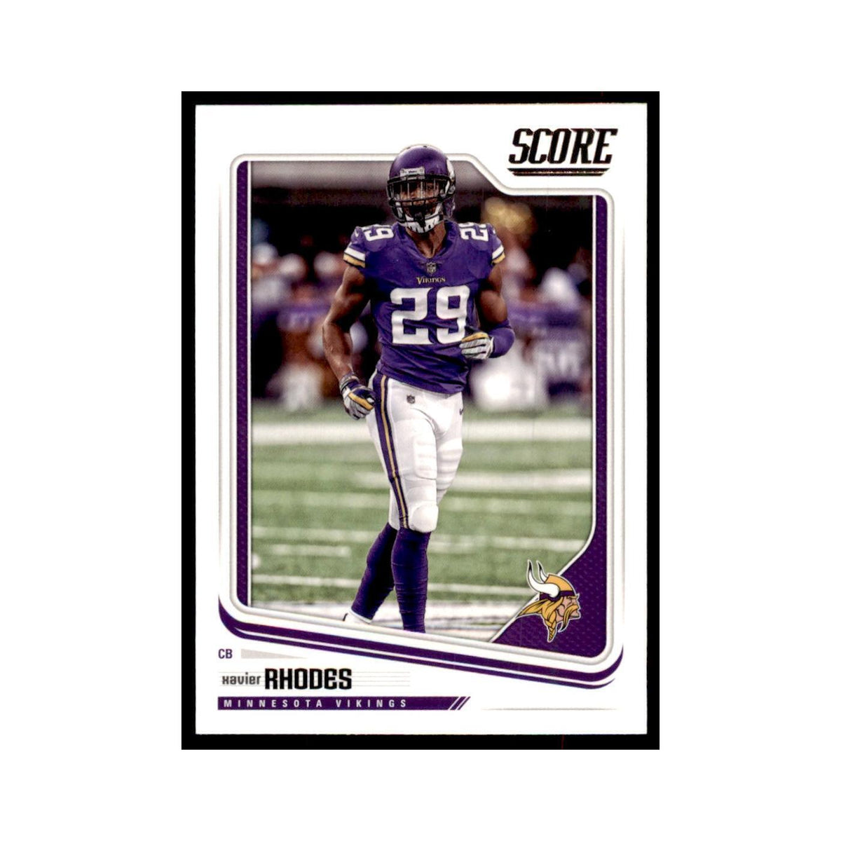 Xavier Rhodes 2018 Score #204 Baseball Cards Football Card NM