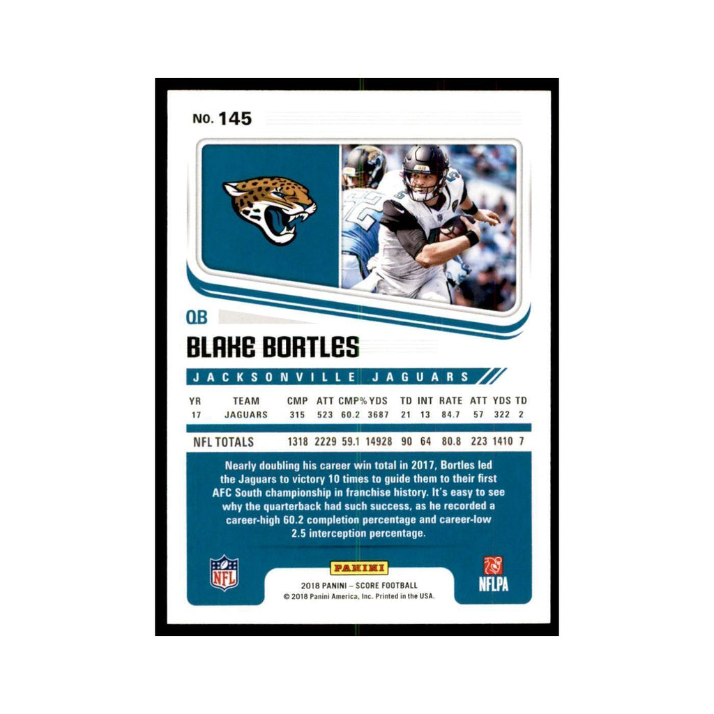 Blake Bortles 2018 Score #145 Baseball Cards Football Card NM