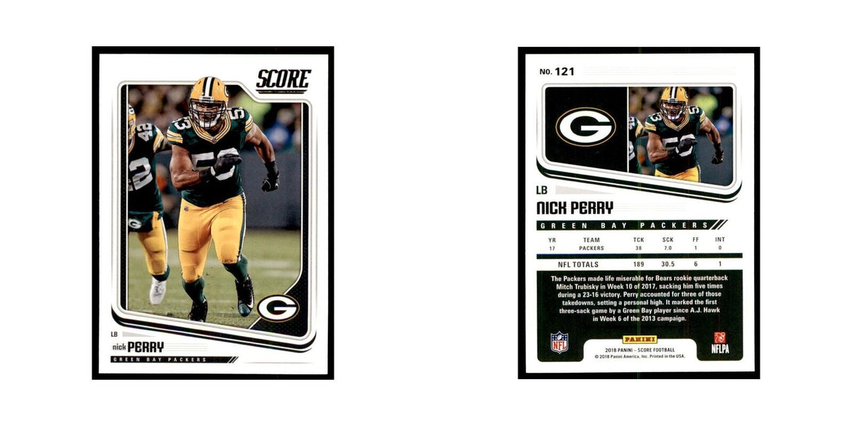 Nick Perry 2018 Score #121 Baseball Cards Football Card NM