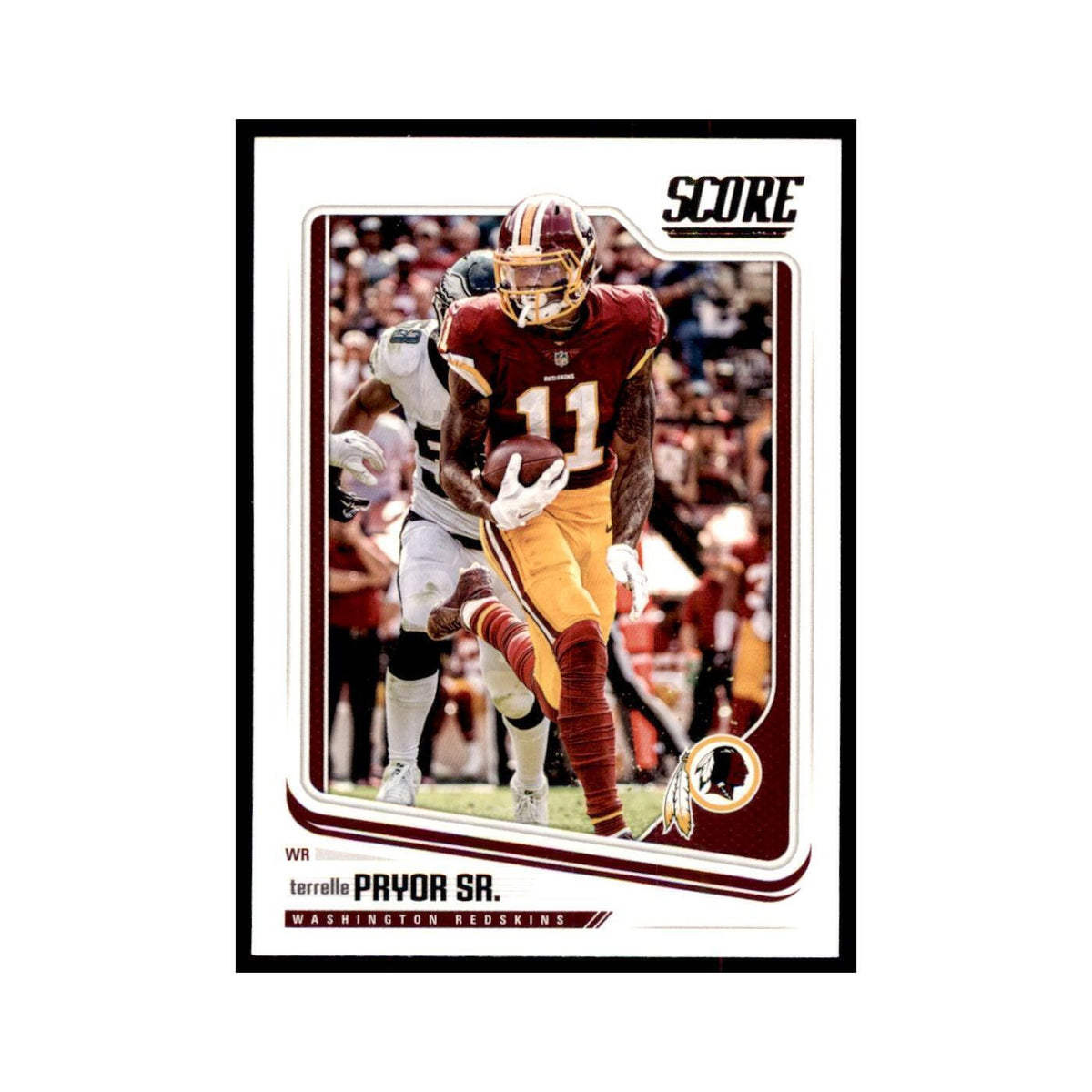 Terrelle Pryor Sr. 2018 Score #324 Baseball Cards Football Card NM
