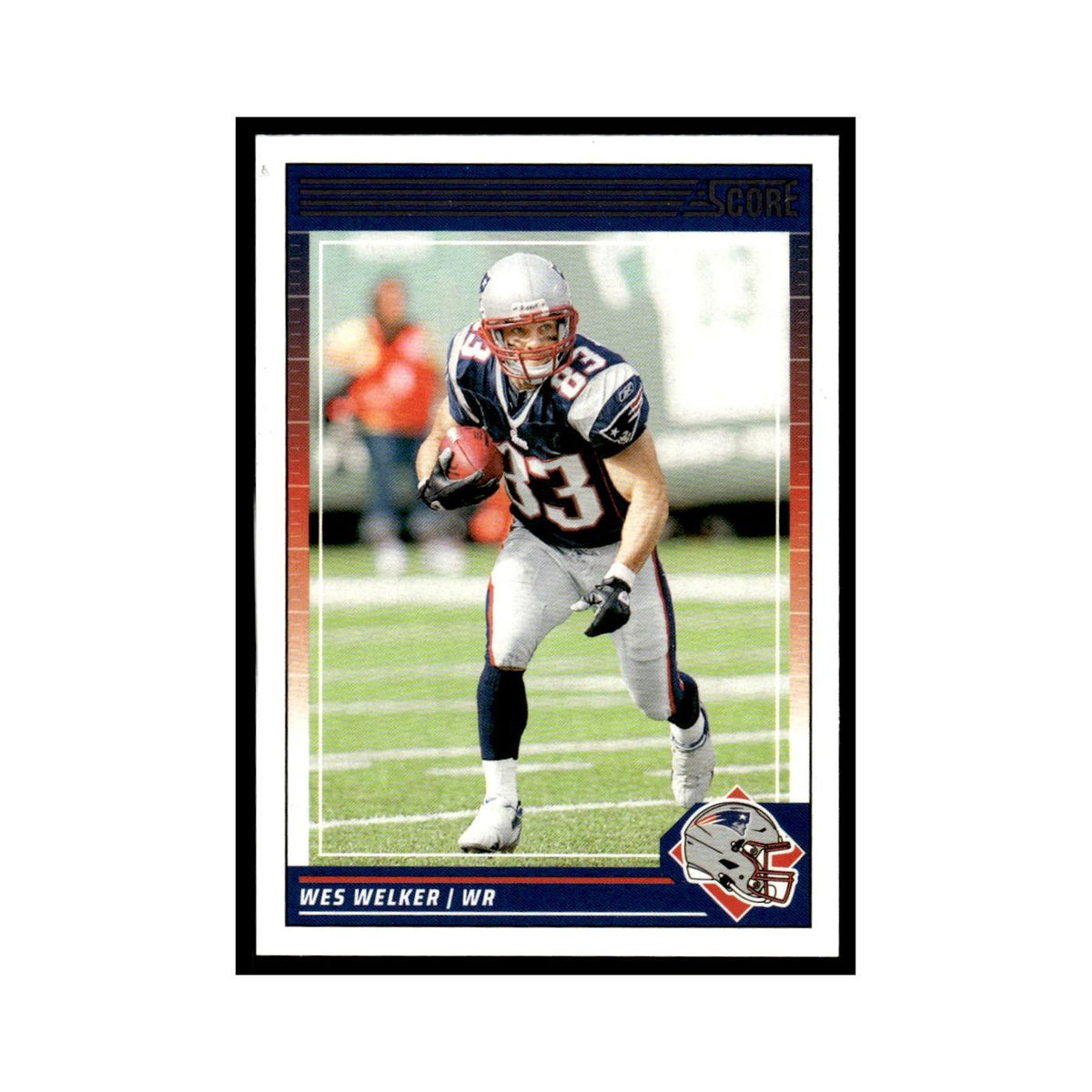 Wes Welker 2024 Score #198 New England Patriots Football Card NM
