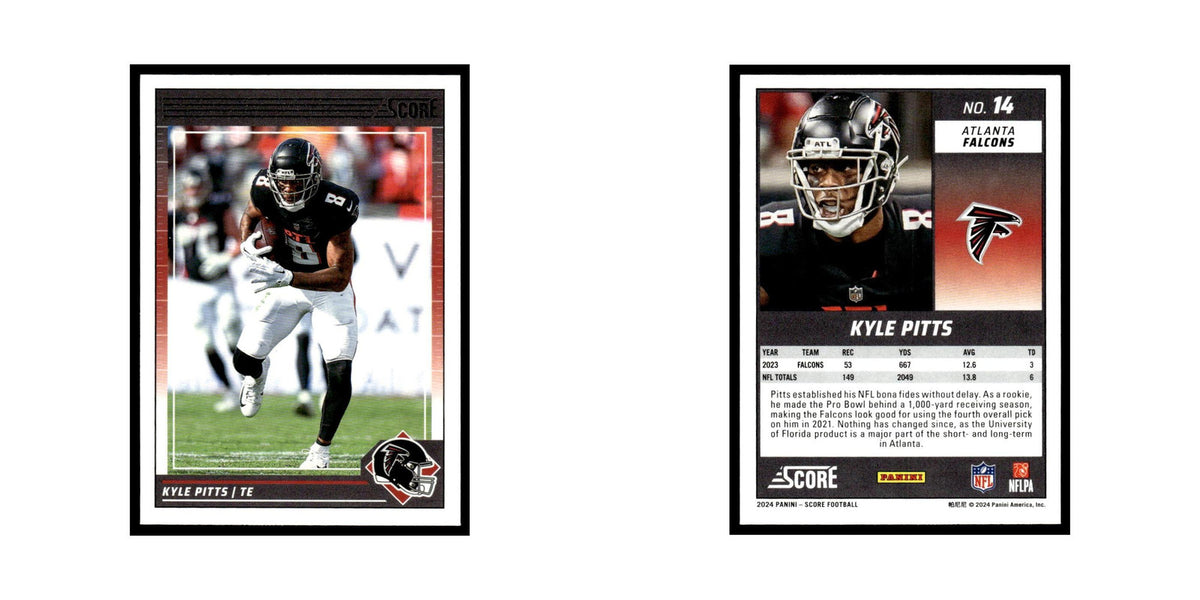 Kyle Pitts 2024 Score #14 Atlanta Falcons Football Card NM