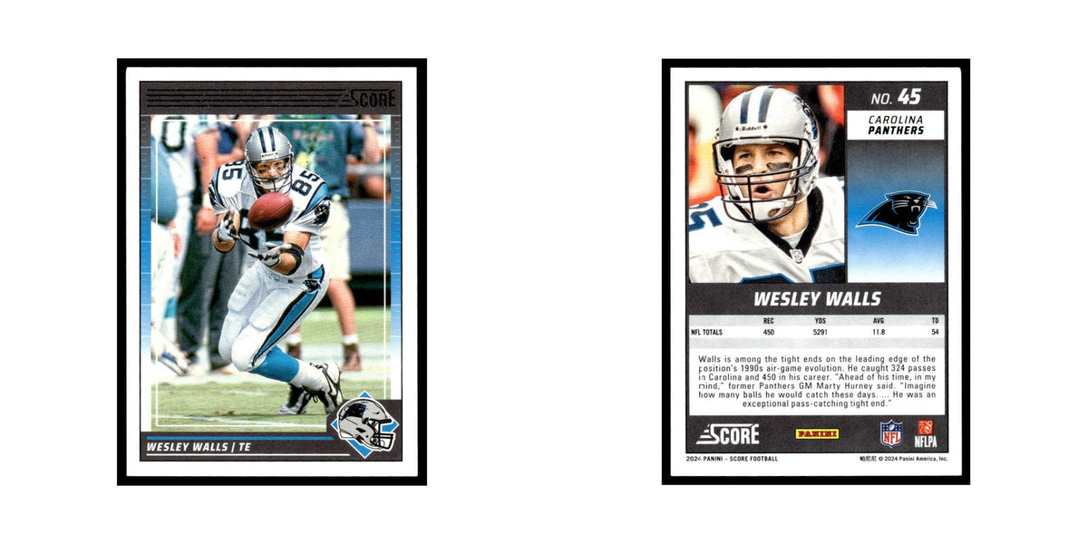 Wesley Walls 2024 Score #45 Carolina Panthers Football Card NM