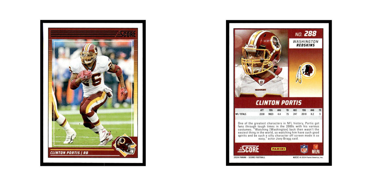 Clinton Portis 2024 Score #288 Washington Redskins Football Card NM