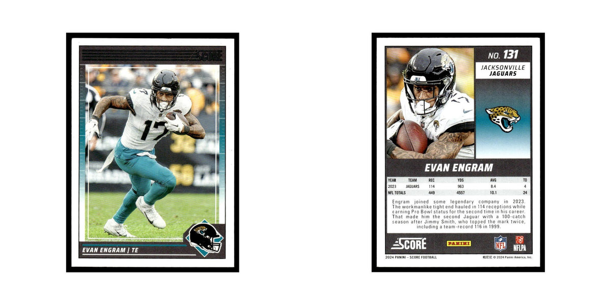 Evan Engram 2024 Score #131 Jacksonville Jaguars Football Card NM