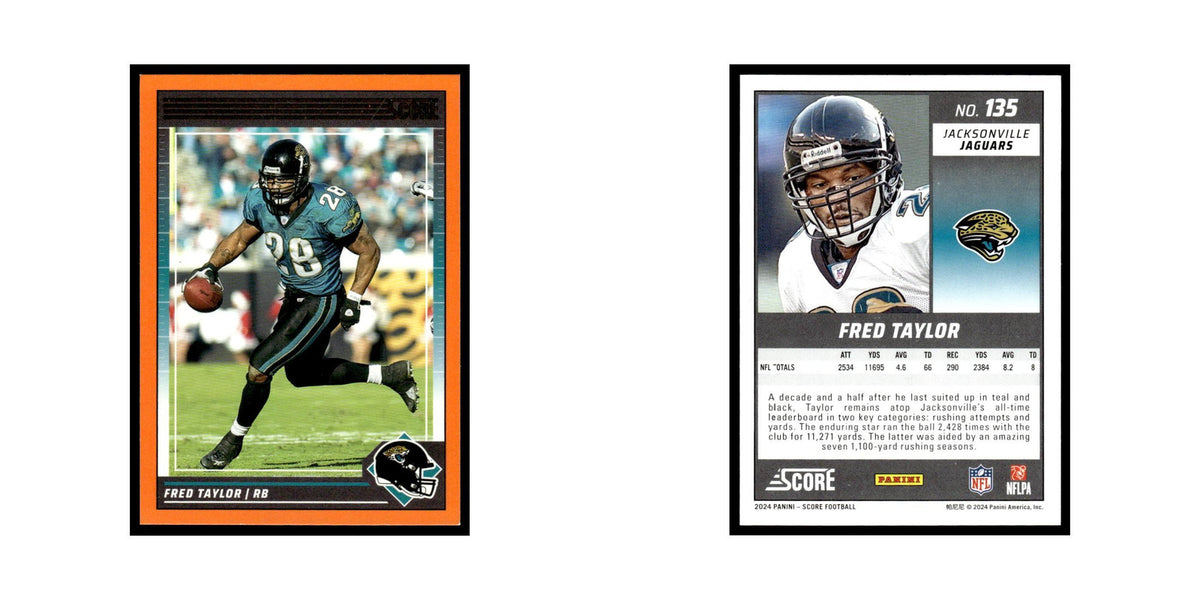 Fred Taylor 2024 Score #135 Jacksonville Jaguars Football Card NM