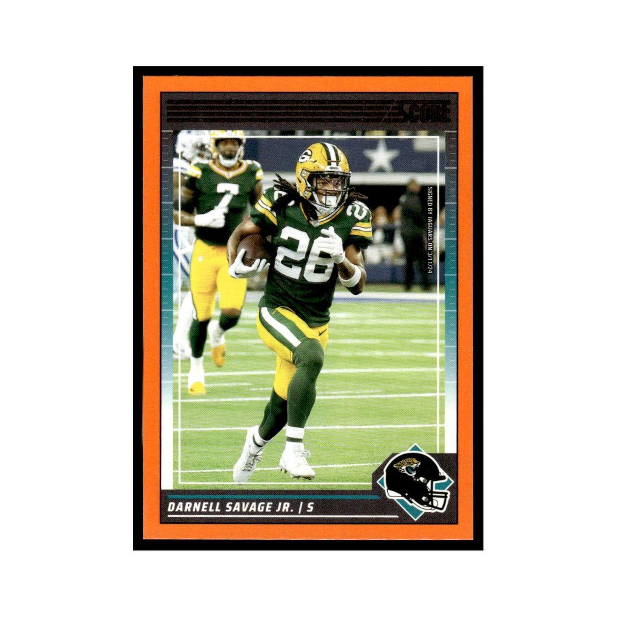 Darnell Savage Jr. 2024 Score #105 Jacksonville Jaguars Football Card NM