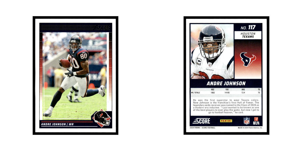 Andre Johnson 2024 Score #117 Houston Texans Football Card NM