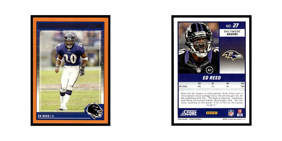 Ed Reed 2024 Score #27 Baltimore Ravens Football Card NM