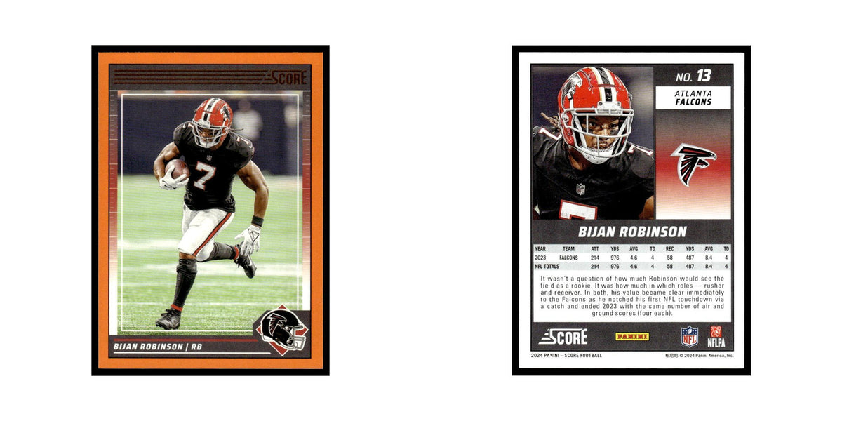 Bijan Robinson 2024 Score #13 Atlanta Falcons Football Card NM