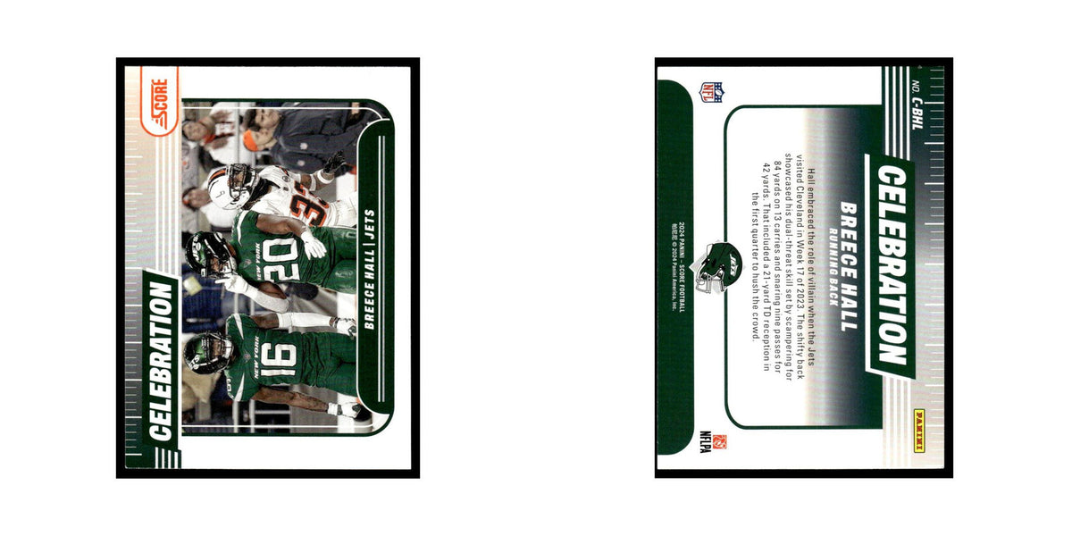 Breece Hall 2024 Score #C-BHL New York Jets Football Card NM