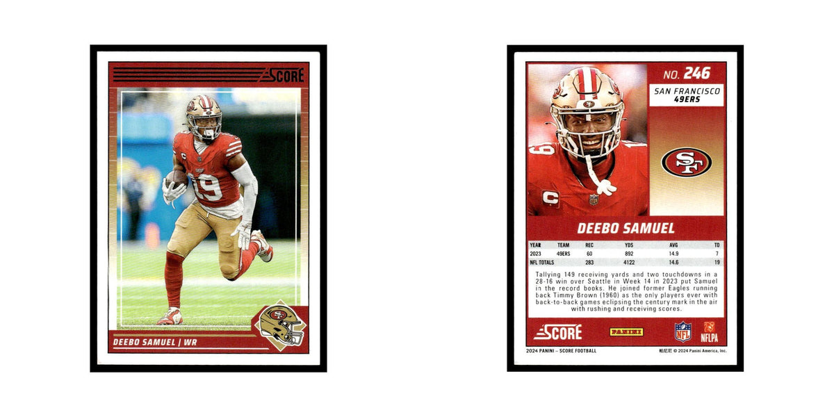 Deebo Samuel 2024 Score #246 San Francisco 49ers Football Card NM