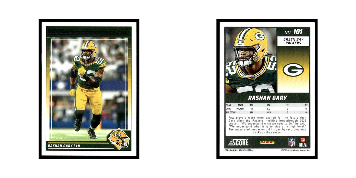 Rashan Gary 2024 Score #101 Green Bay Packers Football Card NM