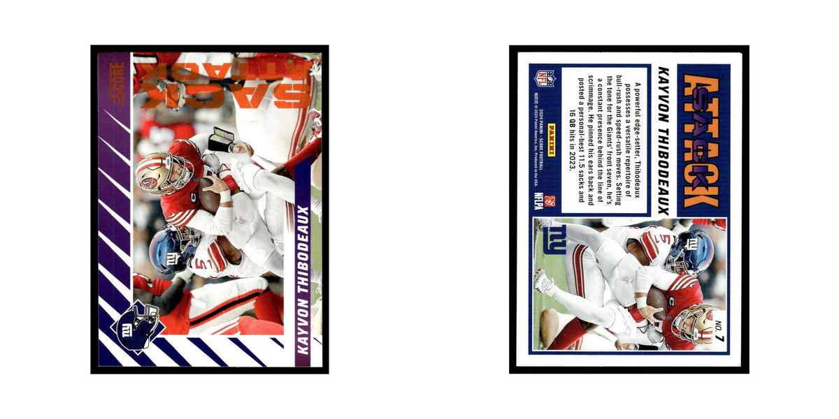 Kayvon Thibodeaux 2024 Score #7 New York Giants Football Card NM
