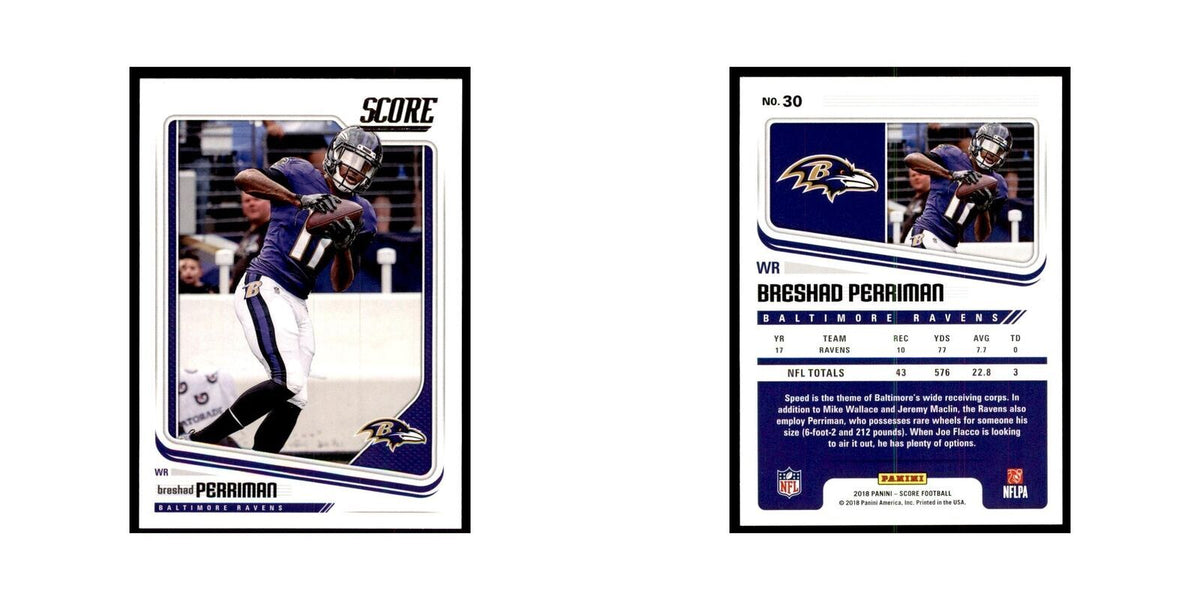 Breshad Perriman 2018 Score #30 Football Cards Football Card NM