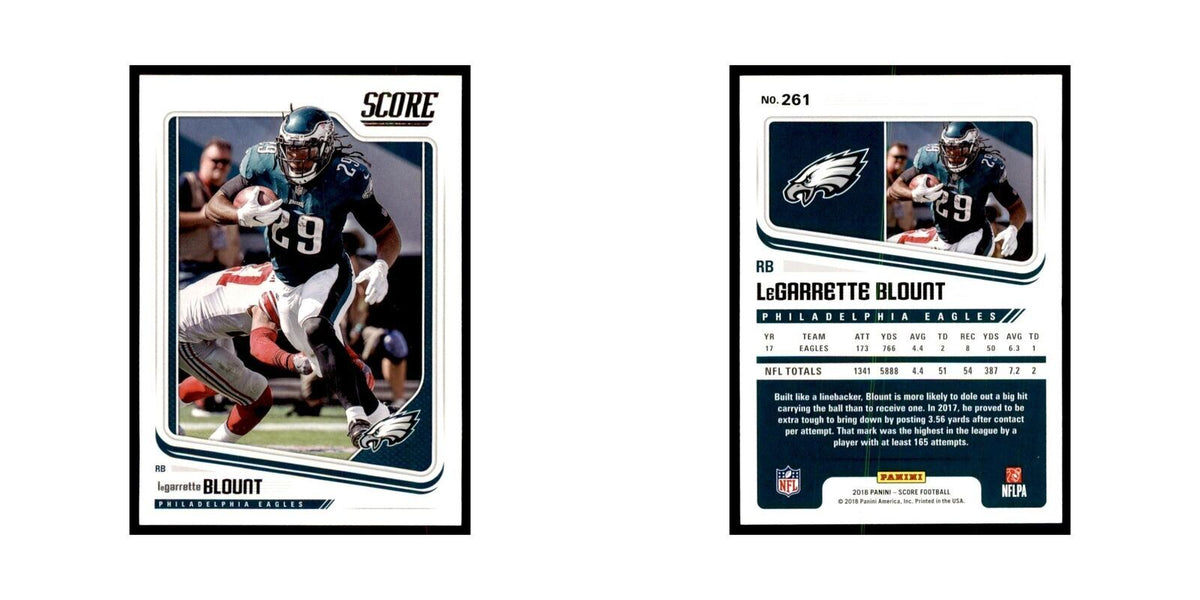 LeGarrette Blount 2018 Score #261 Football Cards Football Card NM