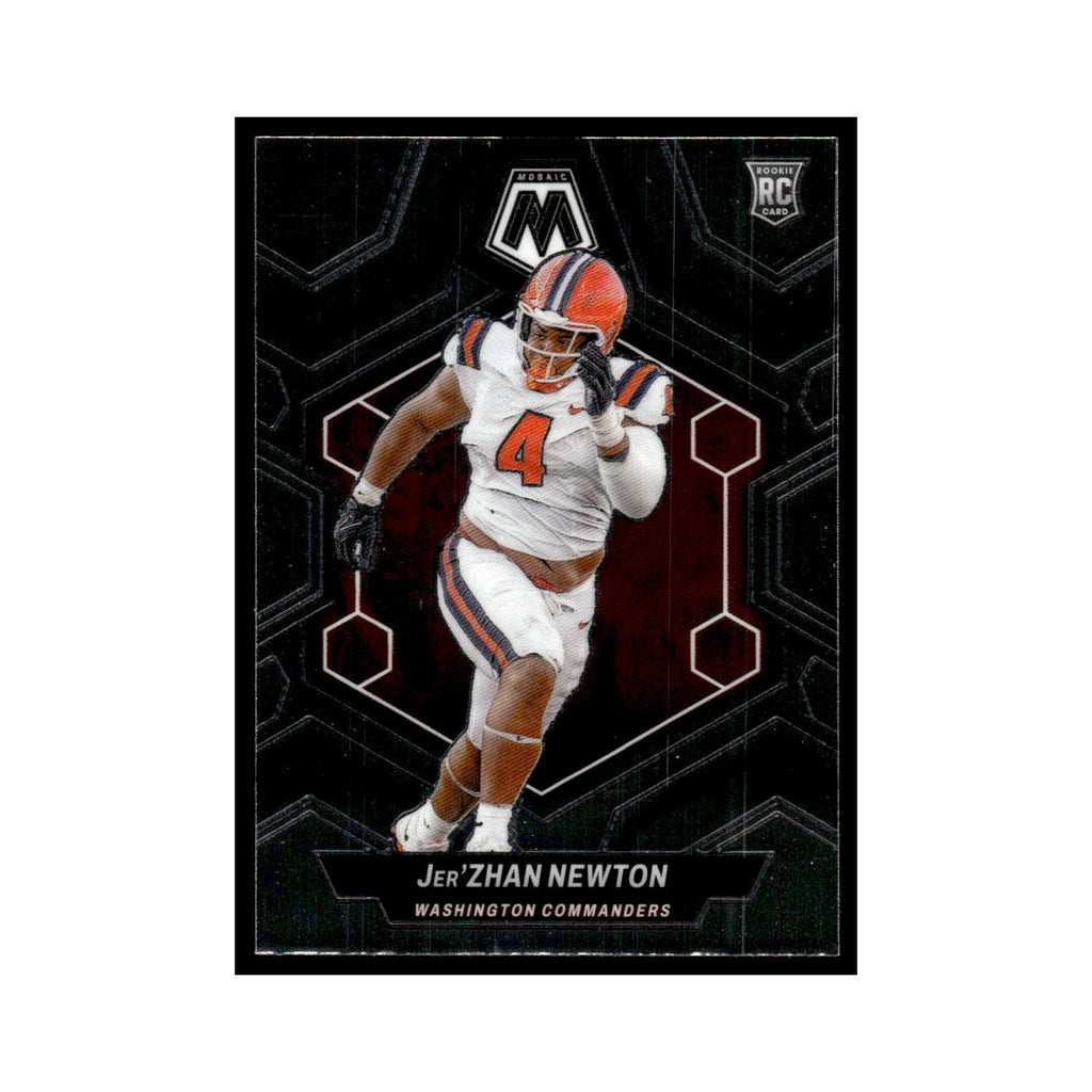Jer'Zhan Newton Rookie 2024 Panini Mosaic #336 Washington Commanders NM